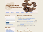 Preview coffeebeans - FREE HTML CSS JavaScript Template