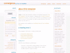 Preview convergence - FREE HTML CSS JavaScript Template