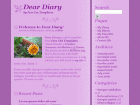 Preview deardiary - FREE HTML CSS JavaScript Template