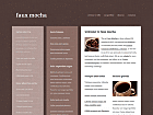 Preview fauxmocha - FREE HTML CSS JavaScript Template