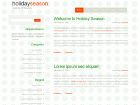 Preview holidayseason - FREE HTML CSS JavaScript Template