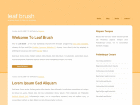 Preview leafbrush - FREE HTML CSS JavaScript Template