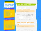 Preview neoneon - FREE HTML CSS JavaScript Template