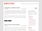 Preview plainclean - FREE HTML CSS JavaScript Template