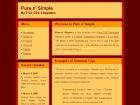 Preview purensimple - FREE HTML CSS JavaScript Template