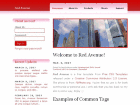 Preview redavenue - FREE HTML CSS JavaScript Template