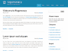 Preview regeneracy - FREE HTML CSS JavaScript Template