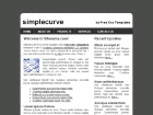 Preview simplecurve - FREE HTML CSS JavaScript Template