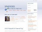 Preview spheroids - FREE HTML CSS JavaScript Template