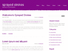 Preview sprayedstrokes - FREE HTML CSS JavaScript Template