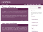 Preview symphonic - FREE HTML CSS JavaScript Template