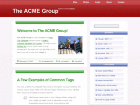 Preview theacmegroup - FREE HTML CSS JavaScript Template