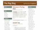 Preview theragblog - FREE HTML CSS JavaScript Template