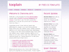 Preview tooplain - FREE HTML CSS JavaScript Template