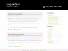 Preview unqualified - FREE HTML CSS JavaScript Template