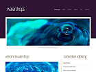 Preview waterdrops - FREE HTML CSS JavaScript Template