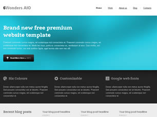 Preview 6wonders aio - FREE HTML CSS JavaScript Template