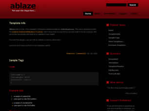 Preview ablaze 2 1 - FREE HTML CSS JavaScript Template