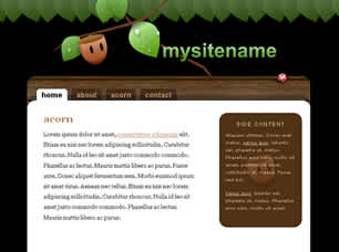 Preview acorn - FREE HTML CSS JavaScript Template