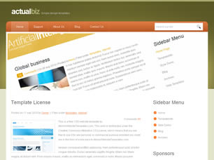 Preview actualbiz - FREE HTML CSS JavaScript Template