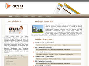 Preview aero solutions - FREE HTML CSS JavaScript Template