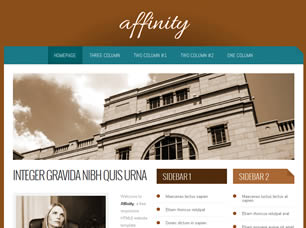 Preview affinity - FREE HTML CSS JavaScript Template