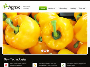 Preview agrox - FREE HTML CSS JavaScript Template