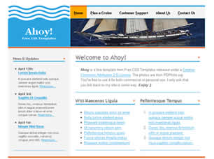 Preview ahoy - FREE HTML CSS JavaScript Template