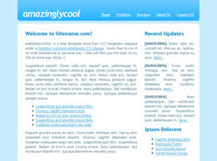 Preview amazinglycool - FREE HTML CSS JavaScript Template