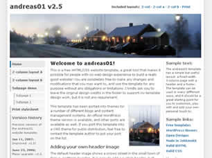 Preview andreas01 v2 5 - FREE HTML CSS JavaScript Template