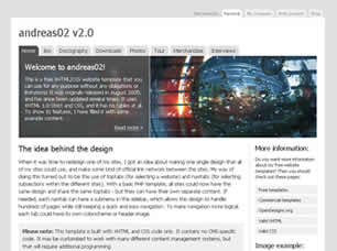 Preview andreas02 v2 0 - FREE HTML CSS JavaScript Template