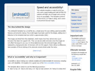 Preview andreas03 - FREE HTML CSS JavaScript Template