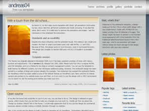 Preview andreas04 - FREE HTML CSS JavaScript Template