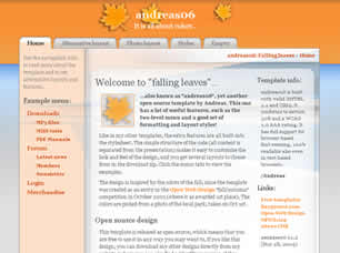 Preview andreas06 - FREE HTML CSS JavaScript Template
