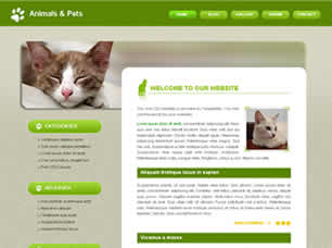 Preview animals and pets - FREE HTML CSS JavaScript Template