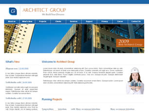 Preview architect group - FREE HTML CSS JavaScript Template