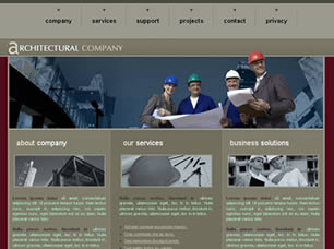 Preview architectural company - FREE HTML CSS JavaScript Template