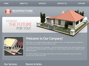 Preview architecture - FREE HTML CSS JavaScript Template