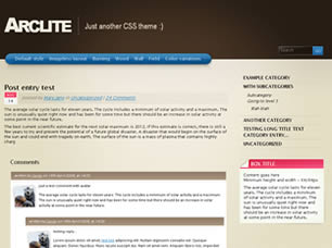 Preview arclite - FREE HTML CSS JavaScript Template