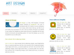 Preview art design - FREE HTML CSS JavaScript Template