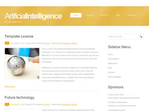 Preview artificialintelligence - FREE HTML CSS JavaScript Template