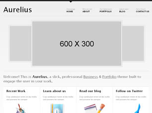 Preview aurelius - FREE HTML CSS JavaScript Template