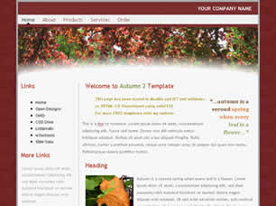 Preview autumn 2 - FREE HTML CSS JavaScript Template