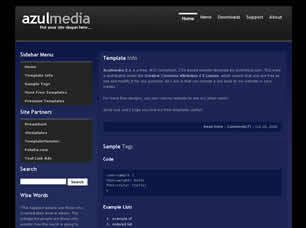 Preview azulmedia 2 1 - FREE HTML CSS JavaScript Template