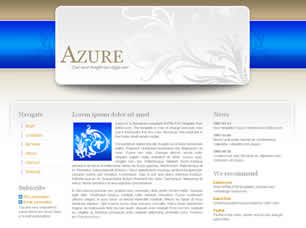 Preview azure - FREE HTML CSS JavaScript Template