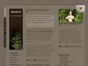 Preview bamboo - FREE HTML CSS JavaScript Template