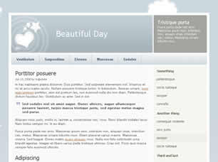 Preview beautiful day - FREE HTML CSS JavaScript Template