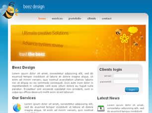 Preview beez design - FREE HTML CSS JavaScript Template