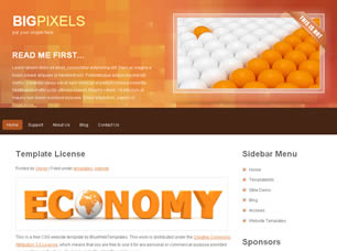 Preview bigpixels - FREE HTML CSS JavaScript Template