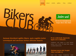 Preview bikers club - FREE HTML CSS JavaScript Template